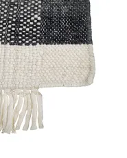 Rug ATLANTI Black 160 x 230 cm Wool_847277