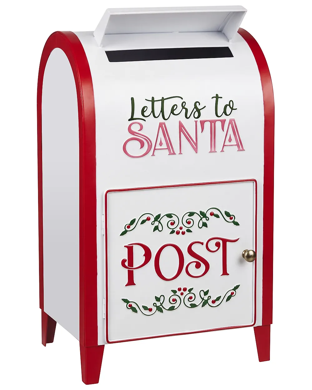 Buzón de Papá Noel VETELI 40 cm Blanco