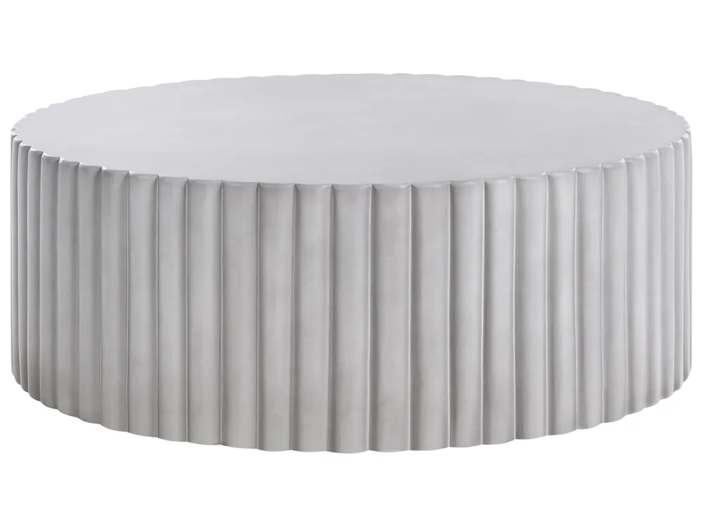 Coffee Table POZZA 117 cm 117 cm Grey