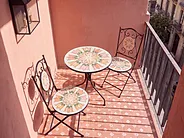 Set mobilier de grădină SETTALA Metal Multicolor_1155740