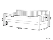 Daybed Wood TRICOT 90 x 200 cm (EU Single) White_954661