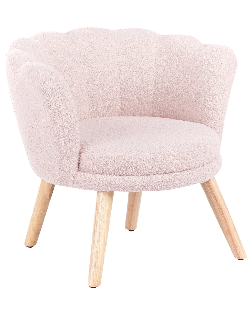 Poltrona per Bambini HALBY Bouclé Rosa pastello_989125