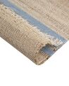 Jutový koberec  160 x 230 cm béžový/modrý TALPUR_845662
