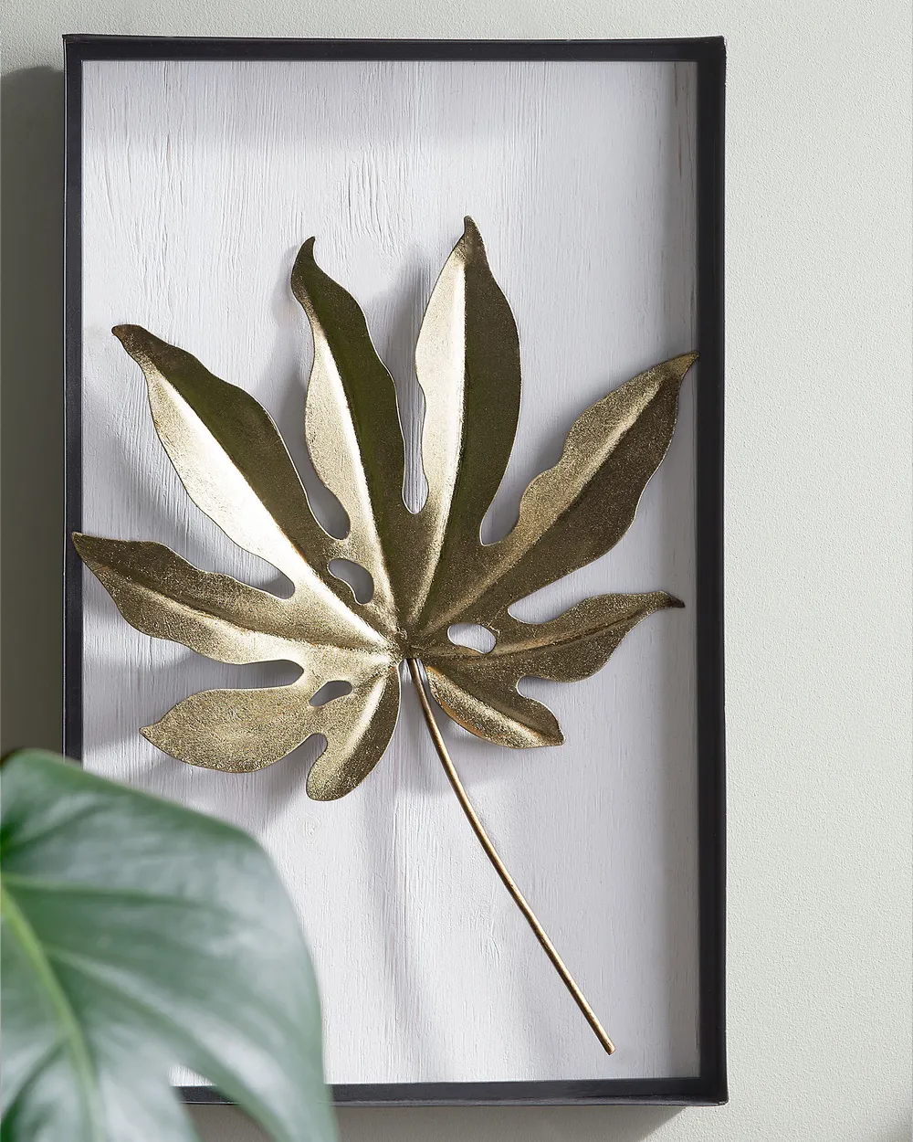 Dekoracja ścienna Liść CURIUM Metal 50 cm Kolorowy_752176