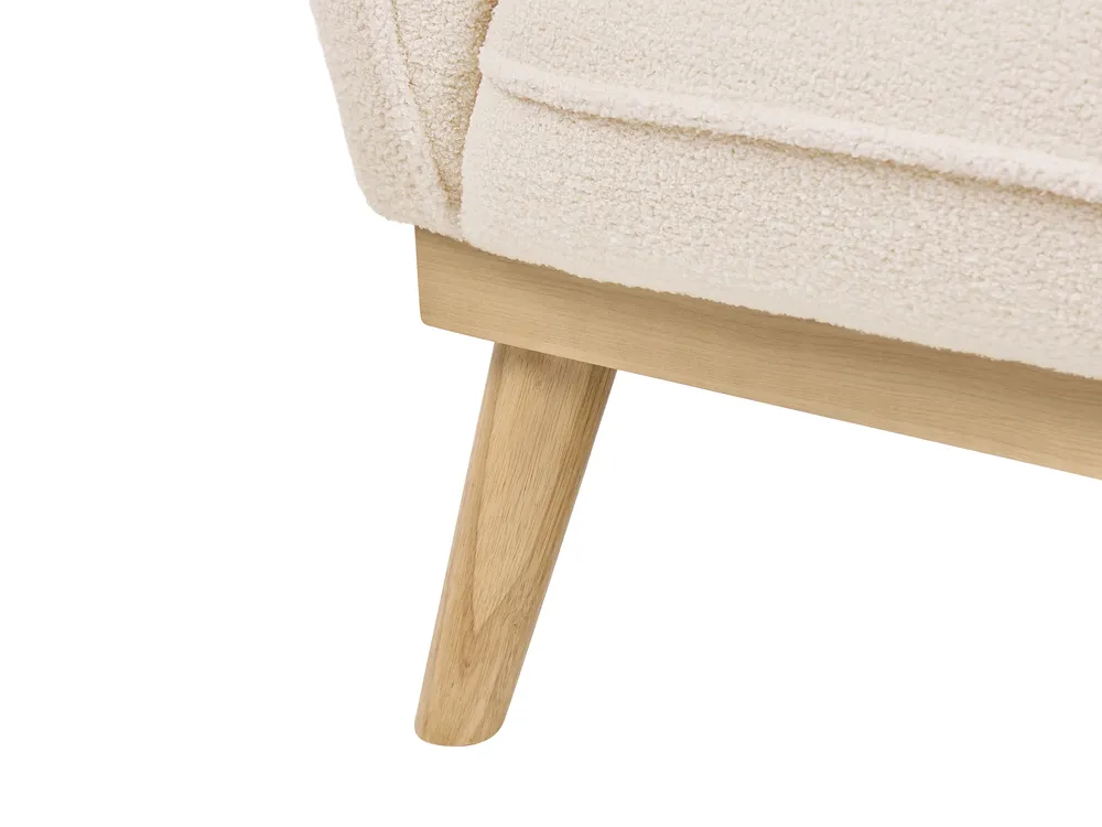 Divano 2 posti LJUNG Bouclé Beige chiaro_1076454
