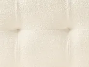 Bett mit Lattenrost Bouclé SOULISSE 160 x 200 cm Cremeweiß_992683