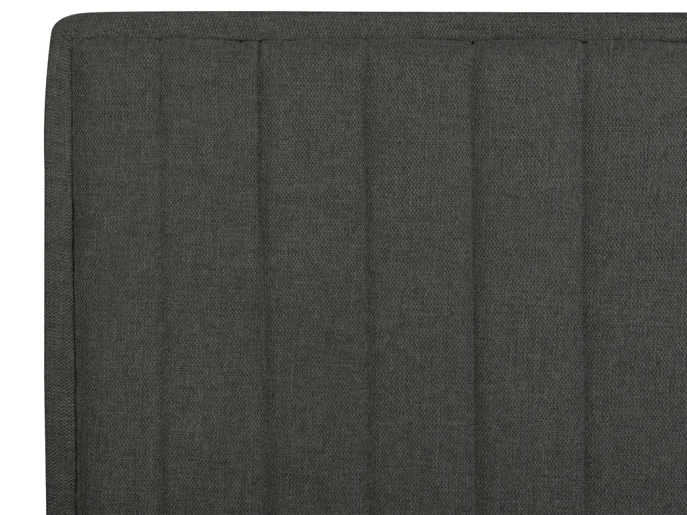 Adjustable Bed Fabric DUKE II 80 x 200 cm (EU Small Single) Dark Grey_987337