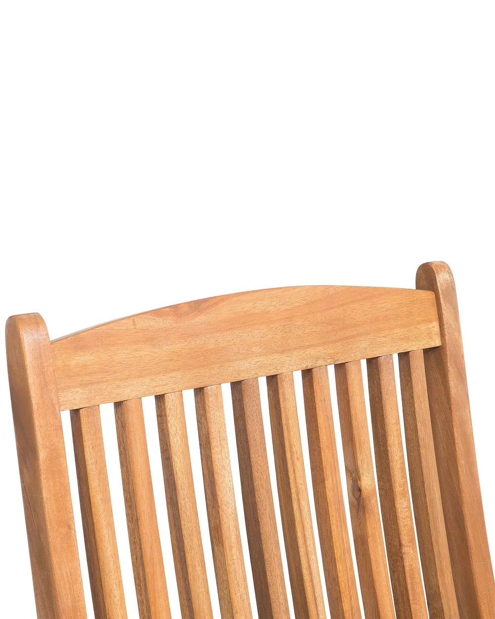 Set of 2 Garden Chairs MAUI Acacia Wood Light Brown_722067