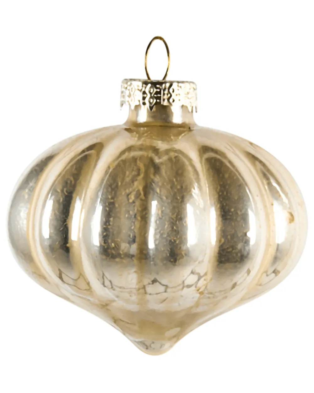 Set of 24 Baubles WINTERLIGHT Glass Rose Gold_1028483