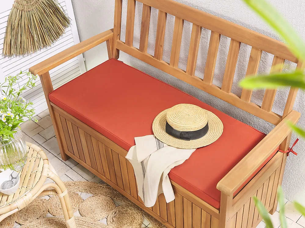 Bankauflage SOVANA 108 x 45 cm Dunkelrot_1179700