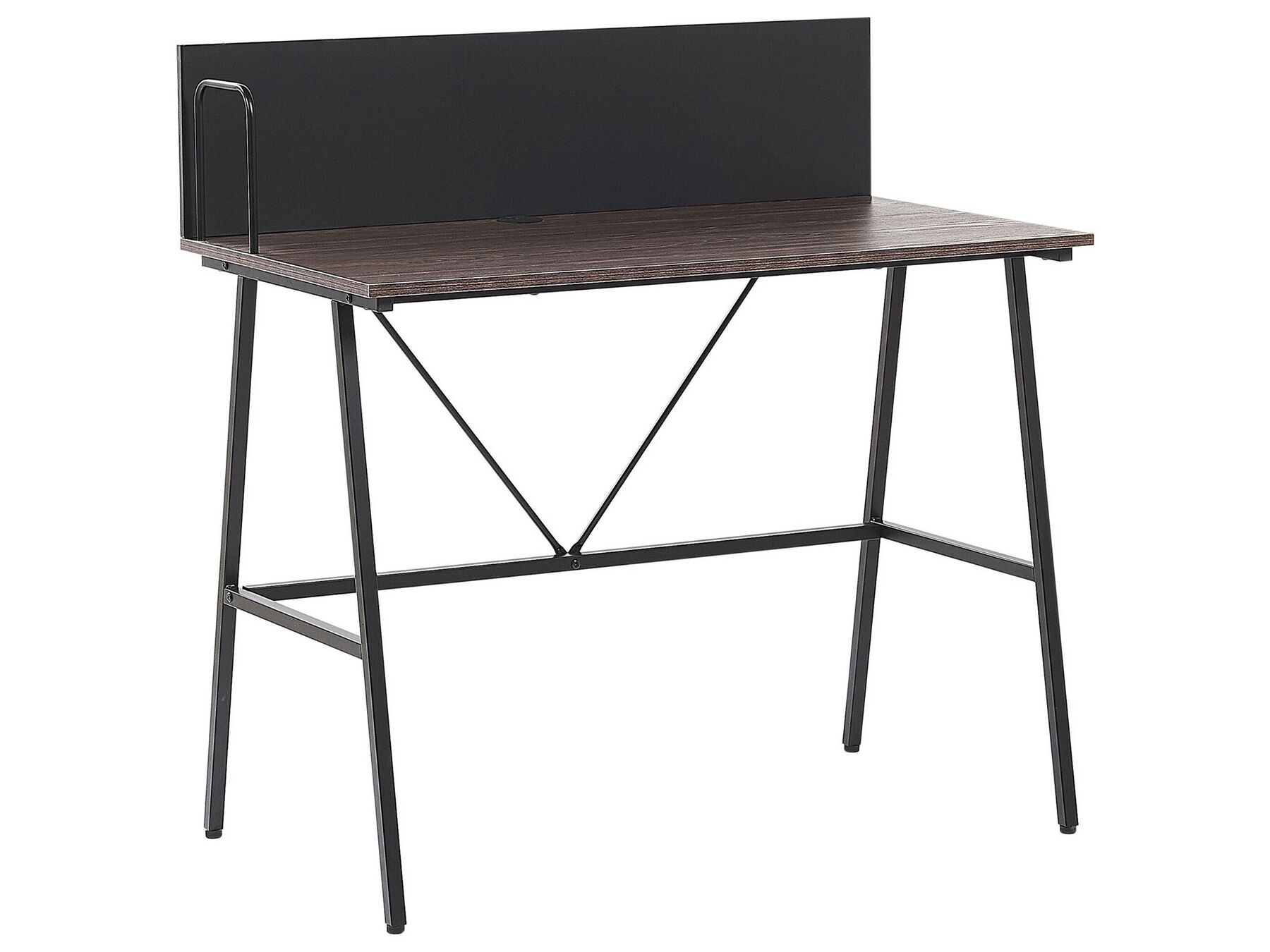 Schreibtisch dunkler Holzfarbton 100 x 50 cm HASTINGS_772738
