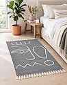 Outdoor Rug YAVU Grey 80 x 150 cm