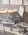 Office Chair ZELAR Fabric Grey