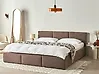 Ottoman Bed BOUSSE Boucle Taupe 180 x 200 cm (EU Super King)