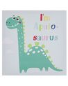 Set de 3 toiles imprimées motif dinosaures multicolores 30 x 30 cm BINGUI_784840