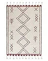Rug KENITRA Off-White 140 x 200 cm Cotton