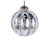 Set di 6 palline di Natale vetro argento ARGENTIN_899765