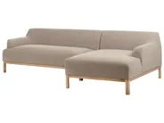 Corner Sofa 3 Seater SOSJO Fabric Taupe Left Hand_941229