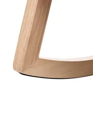 Rocking Chair HASLEV  with Footrest Boucle Off-White_1072210