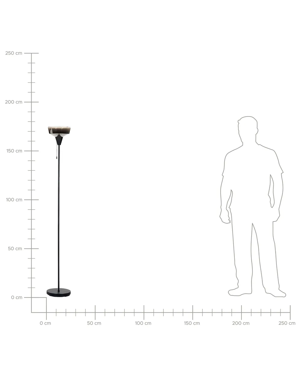 Lampada da pavimento TALPARO Metallo Argento_861229