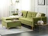 Ottoman en velours vert ABERDEEN_882280