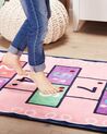 Dětský koberec 80 x 150 cm růžový HONAZ_837449