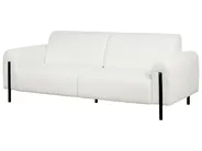 Living Room Set 4 Seater ASKIM Boucle White_918542