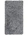 Shaggy Rug CIDE Black/ White 80 x 150 cm