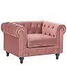 Armchair CHESTERFIELD Velvet Pink