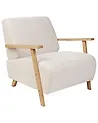 Armchair LESJA Fabric Light Beige