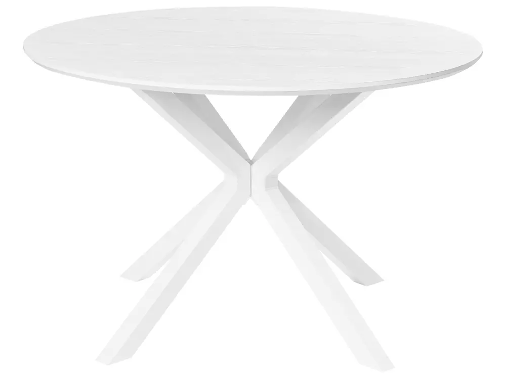 Stół do jadalni FITZROY Biały 120 cm 120 cm