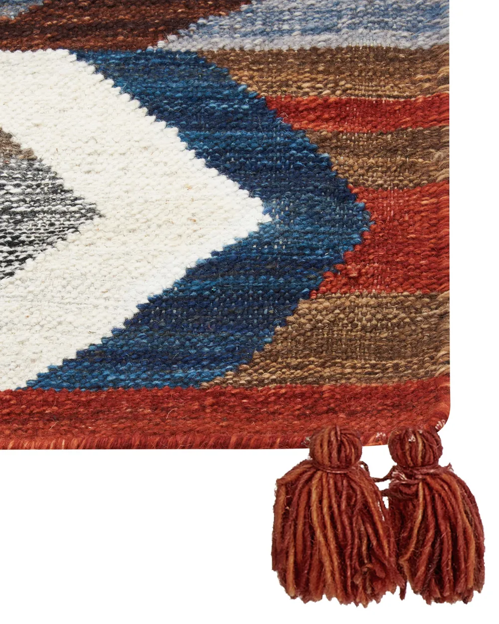 Rug KANAKERAVAN Multicolour 200 x 300 cm Kilim Wool_859682