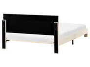 Bed with Storage Drawers LONZAC Velvet Beige 160 x 200 cm (EU King Size)_1014705