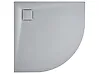 Shower Tray PARON 900 x 900 x 30 mm Grey