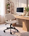 Office Chair KIANA Corduroy Off-White