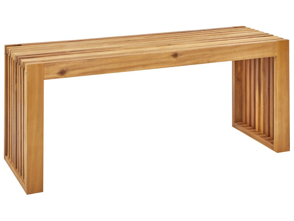 Ławka ogrodowa BELLANO 105 cm Drewno akacjowe Brązowy