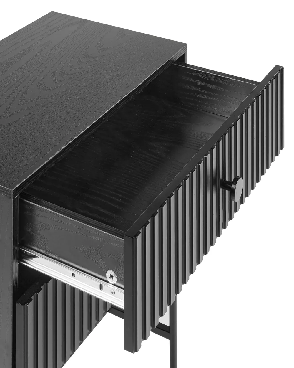 2 Drawer Bedside Table COVENTRY Black_1031970