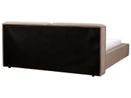 Bed Boucle LINARDS 160 x 200 cm (EU King Size) Brown_937240