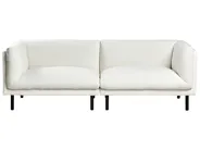 Living Room Set 5 Seater VORGOD Boucle Off-White_996282