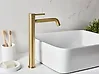 Tall Basin Mixer Tap SALINAS Brass Gold