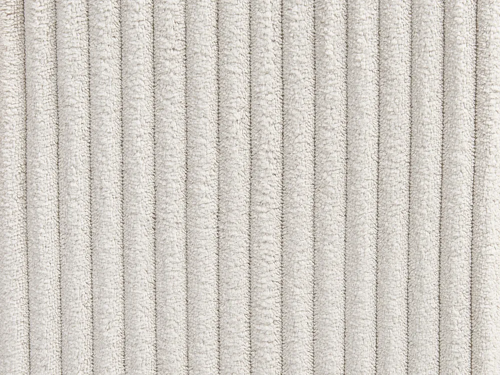 Ottomana LEMVIG Velluto a coste Beige_1158669