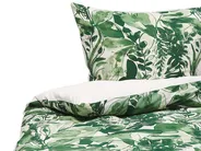 Komplet pościeli GREENWOOD 155 x 220 cm Bawełna satynowa Zielony_803088