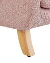 Kids Boucle Armchair Pink FARUM_923752