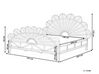 Ratanová paví postel 140 x 200 cm světlé dřevo FLORENTINE_869348