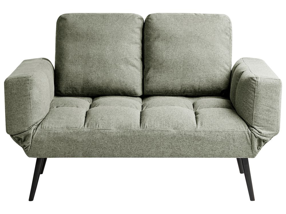 Canapea extensibilă cu 2 locuri BREKKE Verde deschis