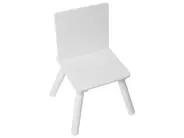 Kids Table and Chair Set MOONTA White_1043823