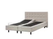 Adjustable Bed Fabric DUKE 160 x 200 cm (EU King Size) Beige_798028