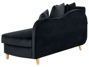 Left-Hand Chaise Longue MERI with Storage Velvet Black_914234