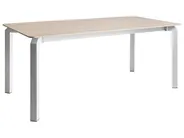 Conference Table FELETTO 90 cm 180 cm Stone Travertine Effect_1078790
