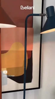 Floor Lamp RIMAVA Adjustable Metal Blue_896444